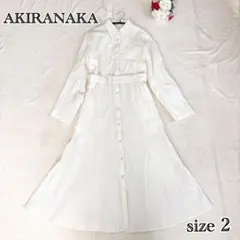 2025年最新】AKIRANAKA シャツワンピースの人気アイテム - メルカリ