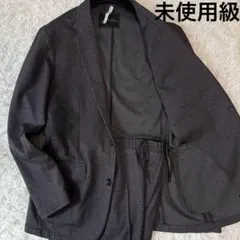 未使用級/21年モデル ナノユニバース トラベルスーツ ストレッチ ストライプ