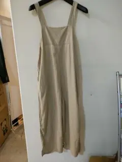 a*︎様 ユニクロ ベージュ オーバーオール 150