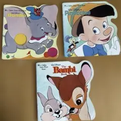 Disney ディズニー　名作絵本　英語絵本　絵本　ダンボ　ピノキオ　バンビのサムネイル
