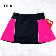 タグ付♡FILA スコート テニスウェア スカート M ピンク 黒 スポーツのサムネイル