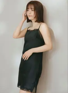 GiRLS by PEACH JOHN サテンももちスリップ　ブラック　Mのサムネイル