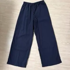 ユニクロ リネンブレンドイージーパンツ M