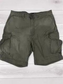 POLO カーゴハーフパンツ　カーキ　コットン100%のサムネイル