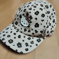 H&M　ハローキティ　ヒョウ柄　キャップ　帽子　エイチアンドエム