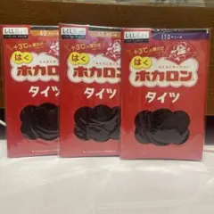 はく ホカロン タイツ　L〜LLサイズ、3足セット