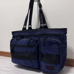 BRIEFING BS TOTE WIDE ビジネス トートバッグ ネイビー - メルカリ