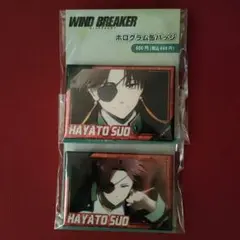 WIND BREAKER　ホログラム缶バッジ　蘇枋隼飛　2種