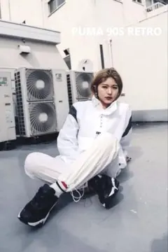 ✨️美品✨️ PUMA 90S RETRO WINDBREAKER ナイロン 白