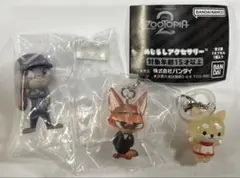 ガチャガチャ ズートピア2 めじるしアクセサリー ならぶんです。