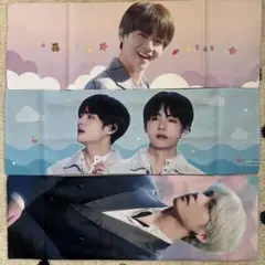 BTS V テテ スローガン 3セット
