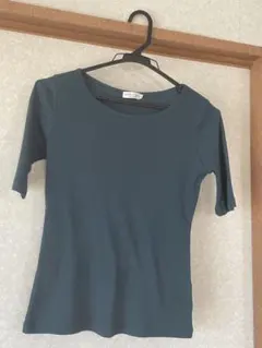 earth music&ecology Mサイズ グリーン半袖Tシャツ