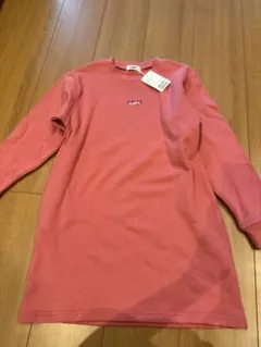 新品タグ付きx-girl stagesトレーナーワンピース140