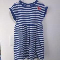 BREEZE ストライプ 半袖ワンピース 110