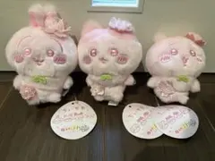 ちいかわ ハチワレ うさぎ ぬいぱれっと さくらいろ マスコット 3体セット