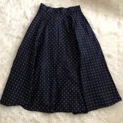 UNIQLO サーキュラースカート ハイウエスト・ドット M