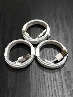 新品 iPhone ライトニングケーブル 3本 2m USB 充電器 純正品質