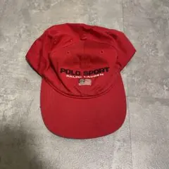 Polo Sport 赤 ベースボールキャップ