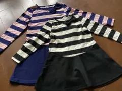 【UNIQLOユニクロGUジーユー】フォーマルワンピース110130お揃い