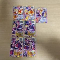 アイカツフレンズ　日向エマ　蝶乃舞花　ハニーキャット　カードセット