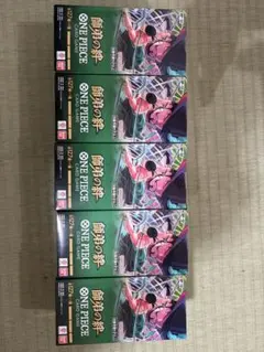 【新品未開封／テープ付き】ワンピースカードゲーム OP-12 師弟の絆 5BOX