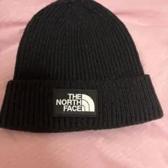 ノースフェイスニット帽　フリーサイズ　ブラック　男女兼用