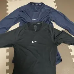 Nike Pro DRI-FIT アンダーシャツ 2枚セット M 黒・紺