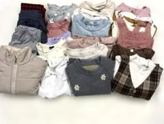 子供服まとめ売り　女の子　22点　秋冬