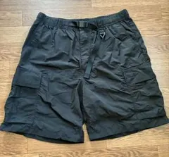 GU ナイロンカーゴハーフパンツ Lサイズ ブラック