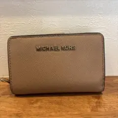MICHAEL KORS ベージュ 二つ折り財布