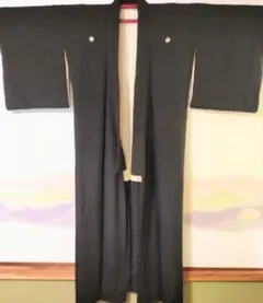 レディース　着物　黒　黒紋付　五つ紋　呉服　和服　結婚式　入学式　卒業式　喪服