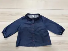 プチバトー　トップス 80 ネイビー