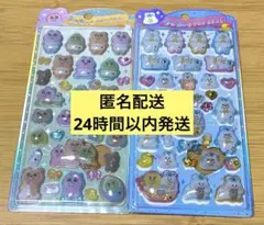 うるちゅるPOPシール 2点セット おぱんちゅうさぎ んぽちゃむ