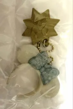 ディズニーシー　トイカプセル　ミニー　カチューシャ　キーチェーン