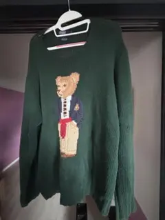 Polo Ralph Lauren ポロベアニット ダークグリーン