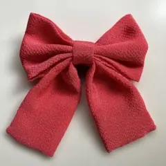 ハンドメイド　リボン型髪飾り　ピンク 卒業式　袴