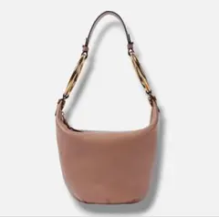 【新品】18.5万→Chloe Bracelet ショルダー レザーダークピンクのサムネイル