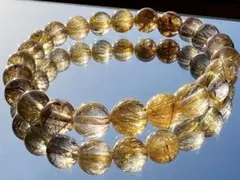 【金運開運】極上タイチンルチル高透明・太針 ゴールドルチル 8mm 16cm