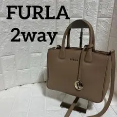 FURLA ベージュ ショルダーバッグ