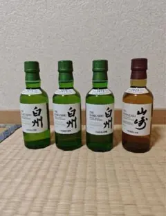 新品未開封白州ウイスキー3本と山崎ウイスキー1本セット 180ml - メルカリ
