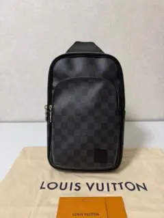 極美✨ルイヴィトン ダミエ アンフィニ アヴェニュー スリング N45303 極美✨ルイヴィトン ダミエ アンフィニ アヴェニュー スリング N45303