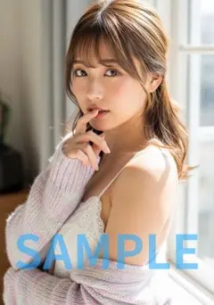 L1074　AI美女 A4ポスター コスプレ　水着　グラビア ランジェリー