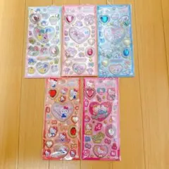 サンリオ　キラキラジュエルシール　5点セット