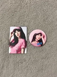 #TWICE3 缶バッチ トレカ　セット　ジヒョ