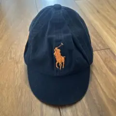 ラルフローレン　ベビー　キャップ　帽子　ポニー　ネイビー　オレンジ