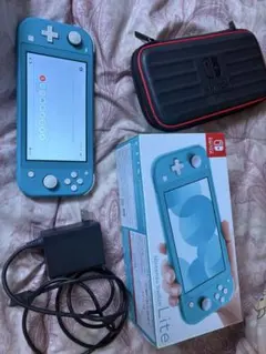 Nintendo Switch Lite ブルー 本体 キャリングケース付 - メルカリ