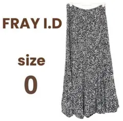 【FRAY I.D フレイアイディー】美品 花柄 フレア スカート マーメードのサムネイル