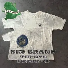 【国内古着・即日発送】　エレメント　element タイダイ染　SK8 白　Lのサムネイル