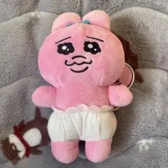 ピンク バニーキャラクター ぬいぐるみ おぱんちゅうさぎ