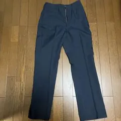 ネイビー フロントジッパースラックス